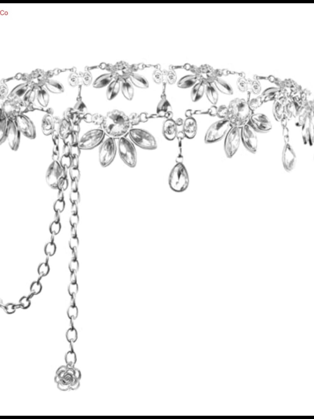 Western Cowgirl Waist Chain Belt Alloy Lobster Clasp Adjustable 40"